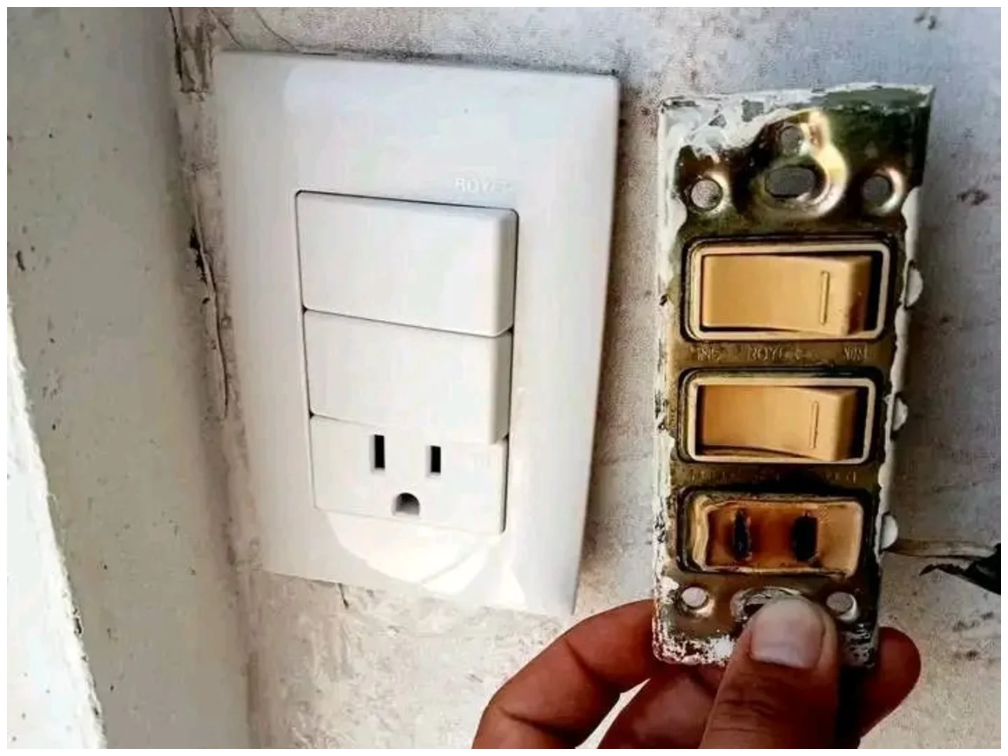 Tecnico haciendo Reparación de Falla Electrica en Irapuato